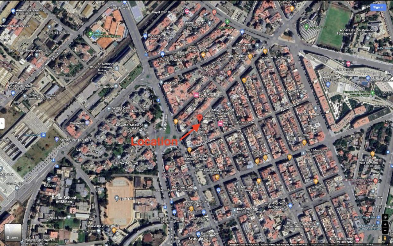 Luxury Apartment 3 Bedroom In The Heart Of Agdal Near Arribat Center Рабат Экстерьер фото